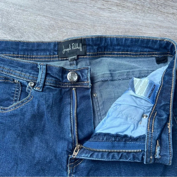 Joseph Ribkoff Paisley Embroidered Stretchy Skinny  Jeans - Picture 4 of 15